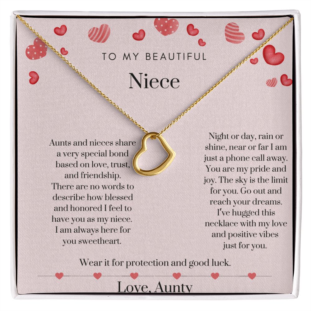 Aunt and Niece Necklace Gift, Aunt and Niece, Gift for Aunt, Gift for –  Sophistiquee Designs